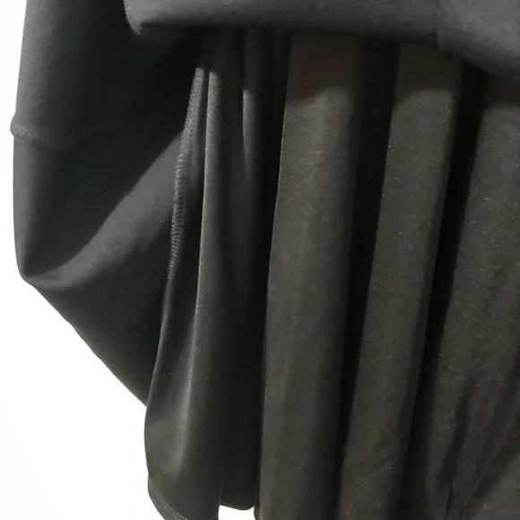 NWT LULU’S Don’t Stop the Beat Backless Crisscross Skater Dress Blk Sz M - Picture 11 of 15